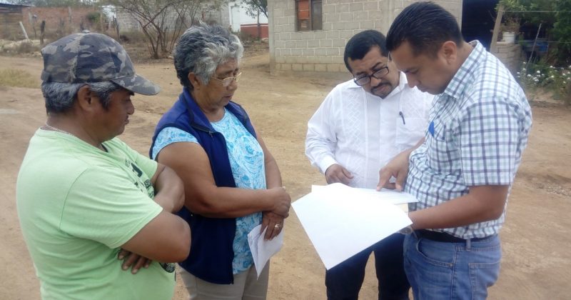 RECORRIDO DE SUPERVISIÓN EN LA COLONIA “LAS GARZAS” DEL MUNICIPIO DE CINTALAPA