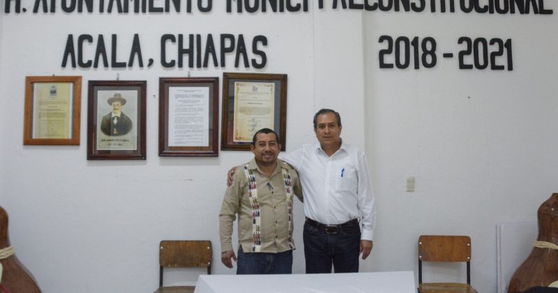 RECORRIDO DE SUPERVISIÓN EN COLONIAS DEL MUNICIPIO DE ACALA, CHIAPAS